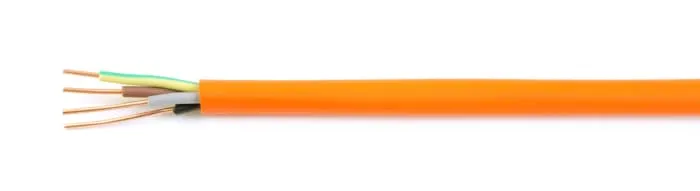 RS PRO, CR1/C1, 100m 4 Core, Orange Polyolefin Power Cable +90°C